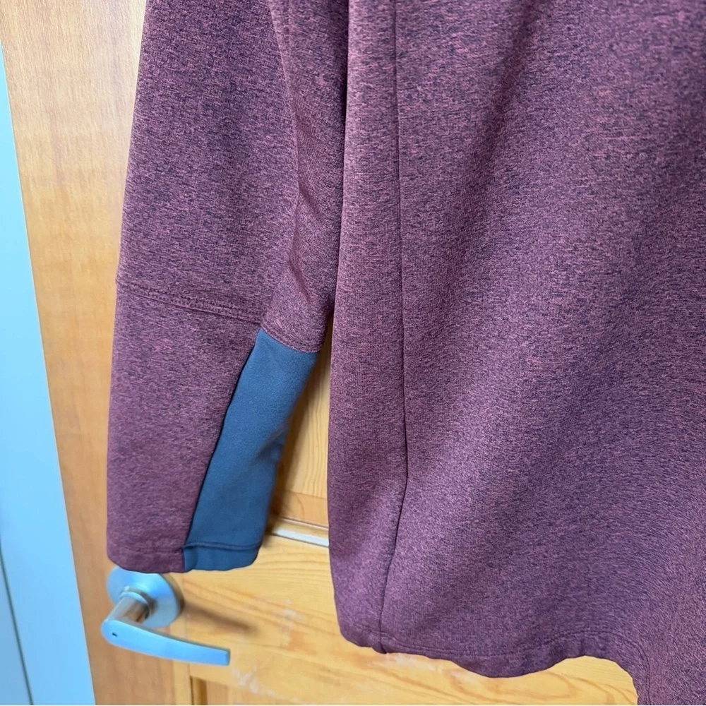 The North Face Men Canyonlands 1/2 Zip Fleece Pullover Jacket Sz XL Burgundy Red